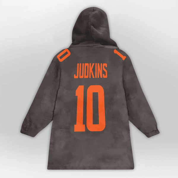 Q.J 10 Cleveland Football Unisex Blanket Hoodie