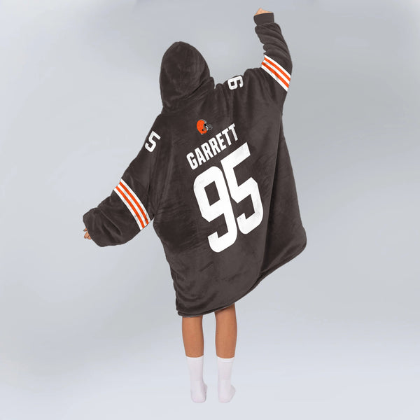 Cleveland Football Team Unisex Blanket Hoodie