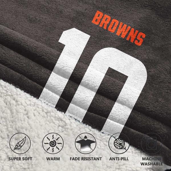 Cleveland Football Team Unisex Blanket Hoodie