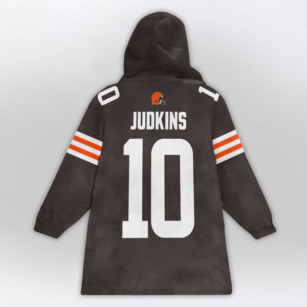 Cleveland Football Team Unisex Blanket Hoodie