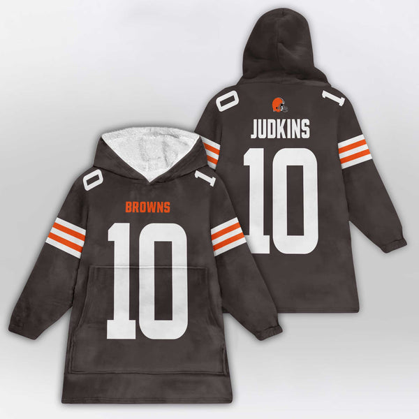 Cleveland Football Team Unisex Blanket Hoodie