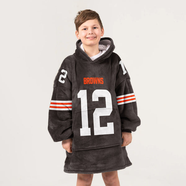 Cleveland Football Team Unisex Blanket Hoodie
