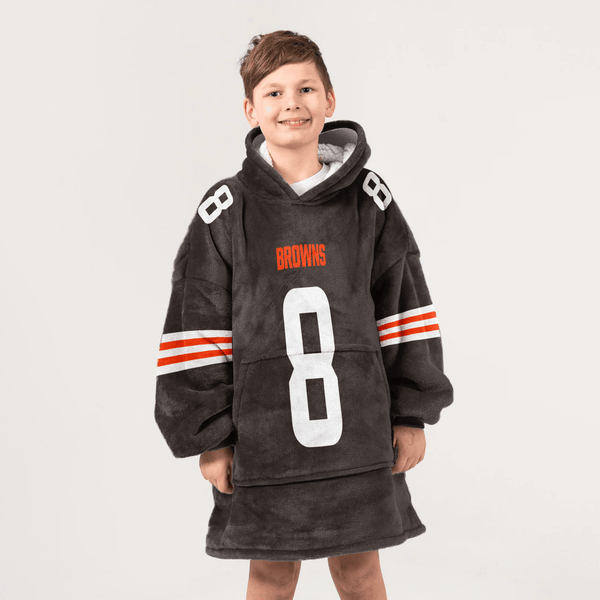 Cleveland Football Team Unisex Blanket Hoodie