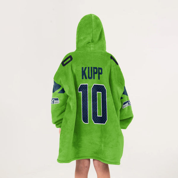 C.K 10 Seattle Football Unisex Blanket Hoodie