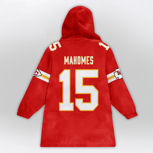 Kansas City Football Team Unisex Blanket Hoodie