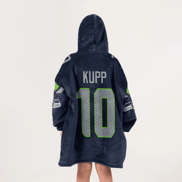 C.K 10 Seattle Football Unisex Blanket Hoodie