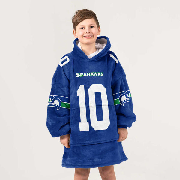 C.K 10 Seattle Football Unisex Blanket Hoodie