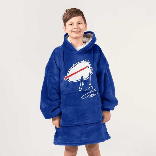 Buffalo Football Unisex Blanket Hoodie