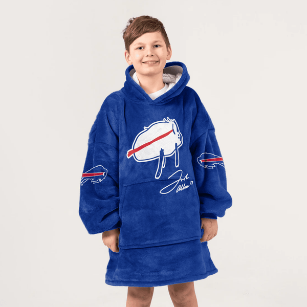 Buffalo Football Unisex Blanket Hoodie