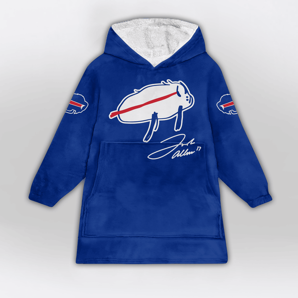 Buffalo Football Unisex Blanket Hoodie