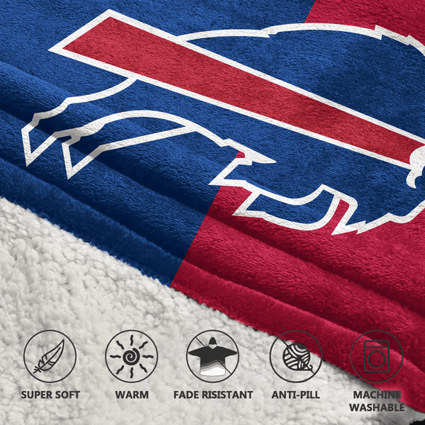 J.A 17 Buffalo Football Unisex Blanket Hoodie