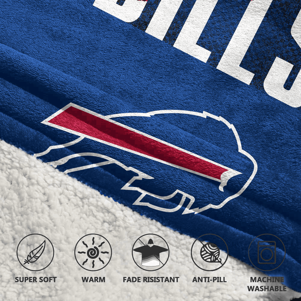 Buffalo Football Unisex Blanket Hoodie