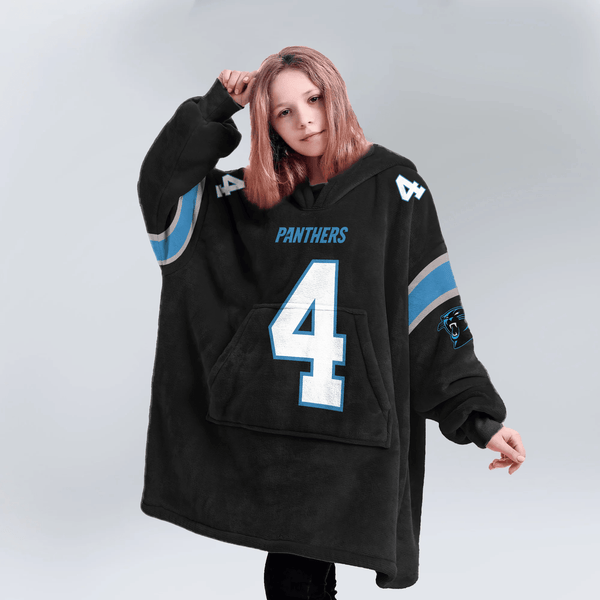 T.M 4 Carolina Football Unisex Blanket Hoodie