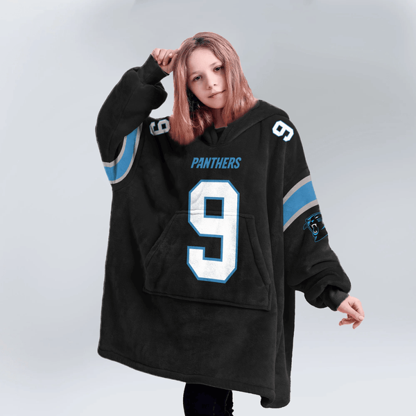 B.Y 9 Carolina Football Unisex Blanket Hoodie