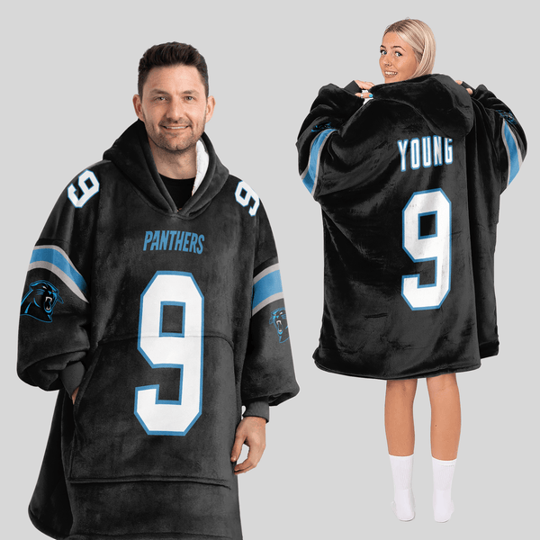 Captain B.Y 9 Carolina Football Unisex Blanket Hoodie