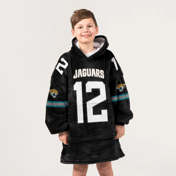 T.H 12 Jacksonville Football Unisex Blanket Hoodie