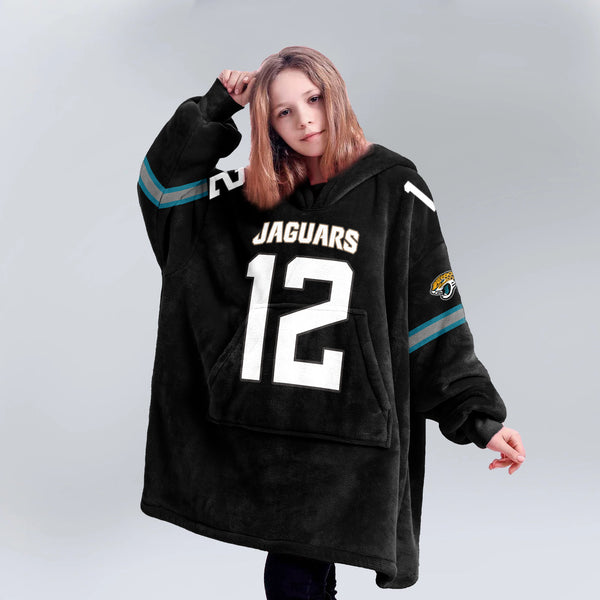 T.H 12 Jacksonville Football Unisex Blanket Hoodie