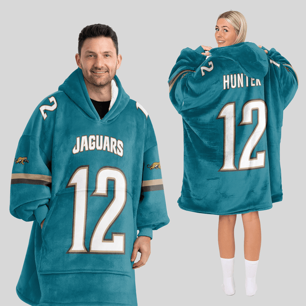T.H 12 Jacksonville Football Unisex Blanket Hoodie