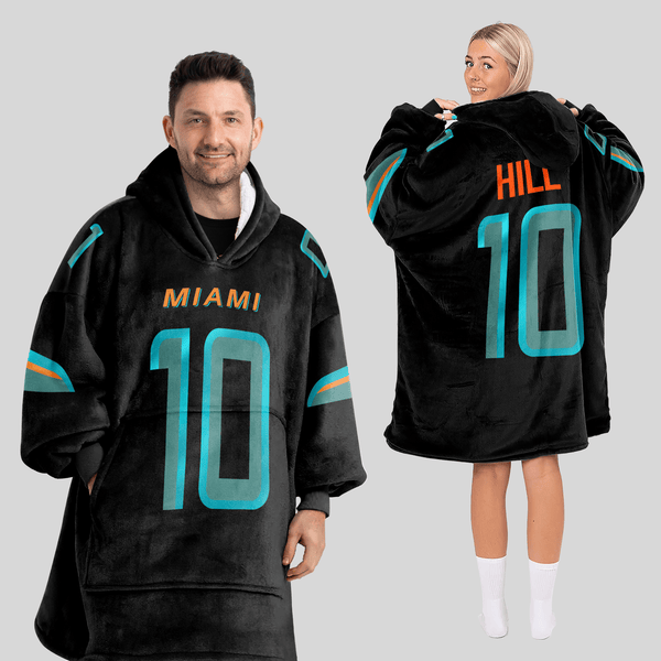 T.H 10 Miami Football Unisex Blanket Hoodie