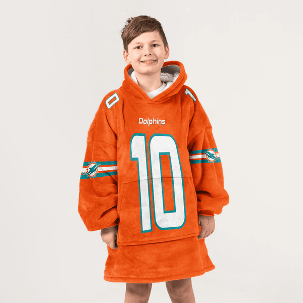 T.H 10 Miami Football Unisex Blanket Hoodie
