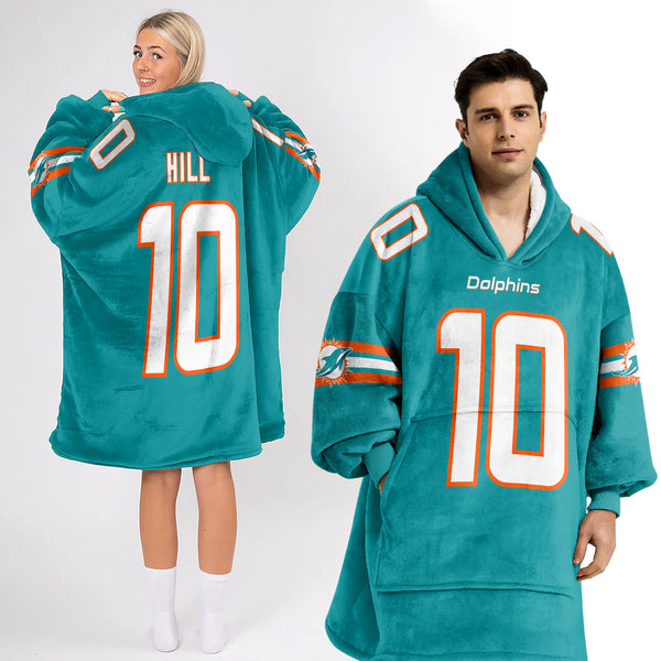 T.H 10 Miami Football Unisex Blanket Hoodie