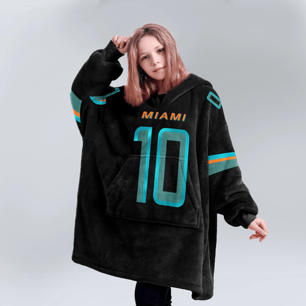 T.H 10 Miami Football Unisex Blanket Hoodie