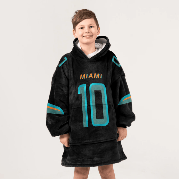 T.H 10 Miami Football Unisex Blanket Hoodie