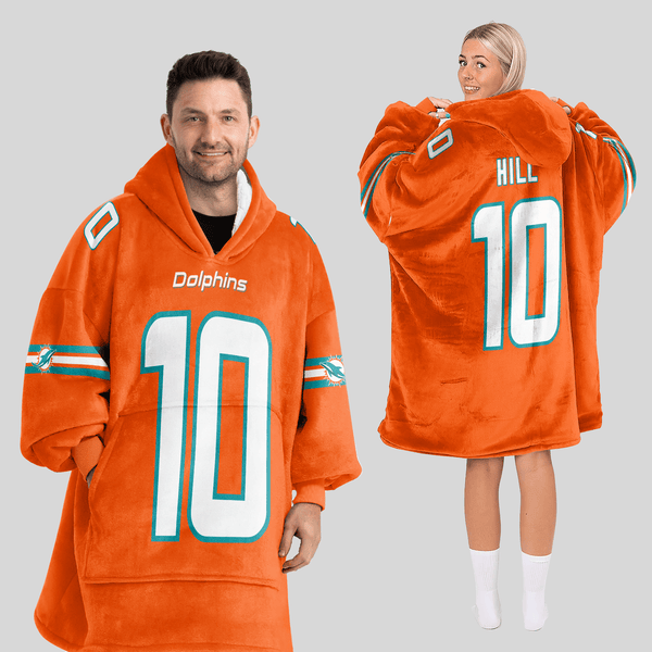 T.H 10 Miami Football Unisex Blanket Hoodie