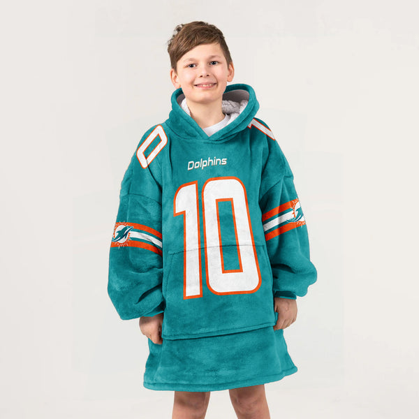 T.H 10 Miami Football Unisex Blanket Hoodie