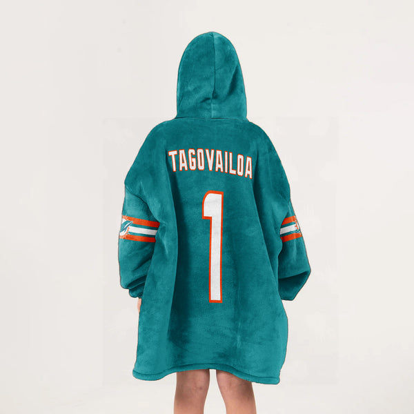 T.T 1 Miami Football Unisex Blanket Hoodie