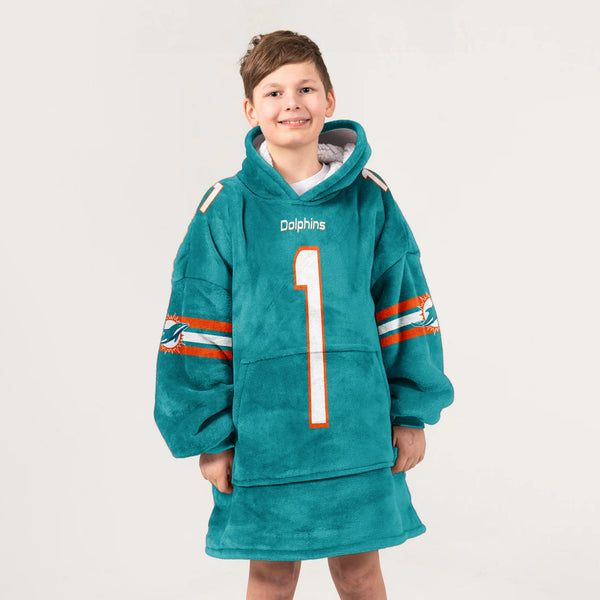 T.T 1 Miami Football Unisex Blanket Hoodie