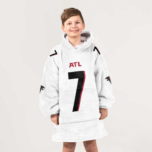 B.R 7 Atlanta Football Unisex Blanket Hoodie