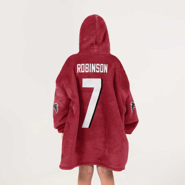B.R 7 Atlanta Football Unisex Blanket Hoodie