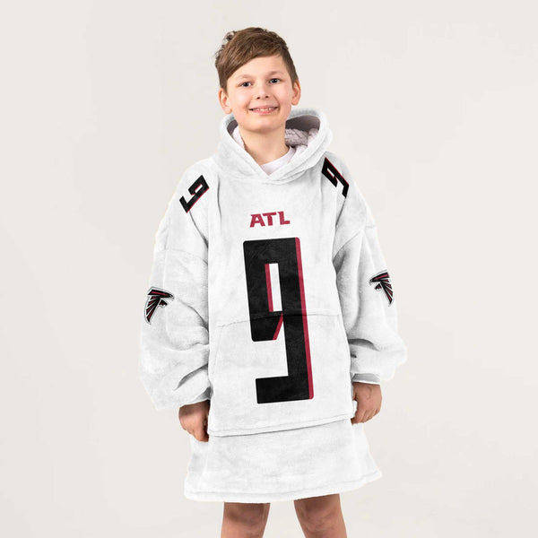 M.P 9 Atlanta Football Unisex Blanket Hoodie