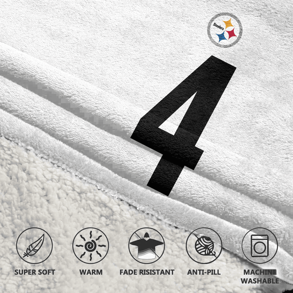 D.M 4 Pittsburgh Football Unisex Blanket Hoodie