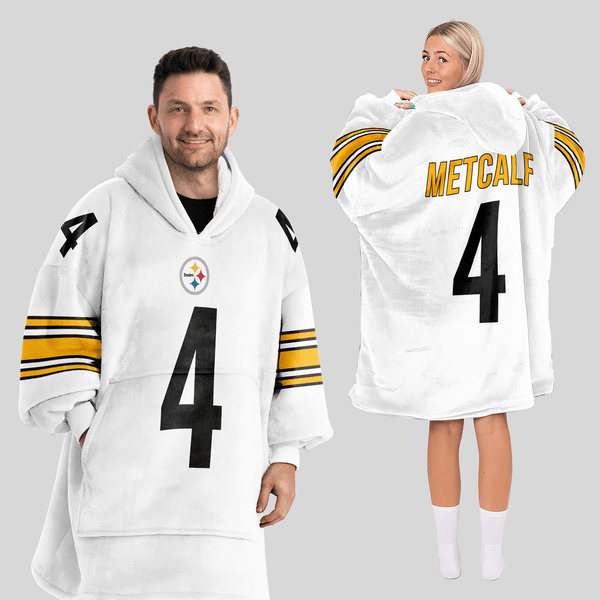 D.M 4 Pittsburgh Football Unisex Blanket Hoodie