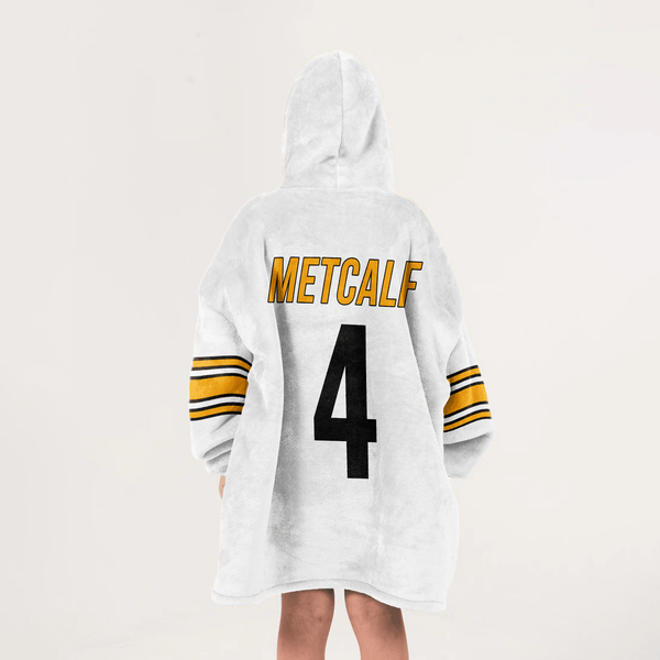 D.M 4 Pittsburgh Football Unisex Blanket Hoodie