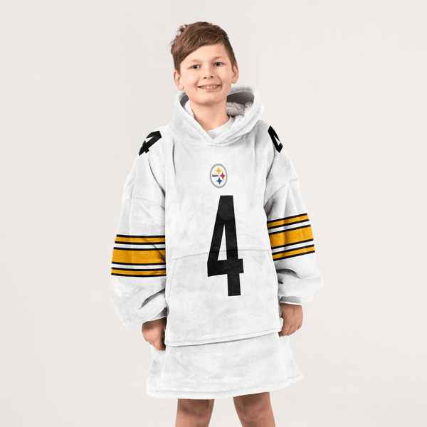 D.M 4 Pittsburgh Football Unisex Blanket Hoodie