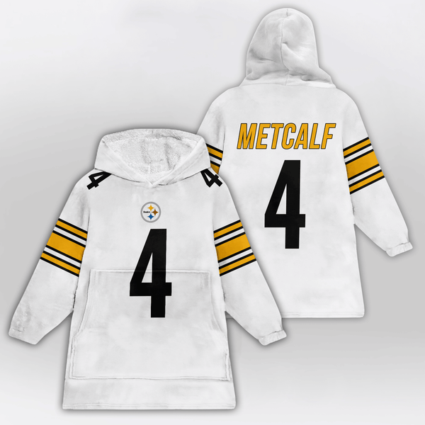 D.M 4 Pittsburgh Football Unisex Blanket Hoodie