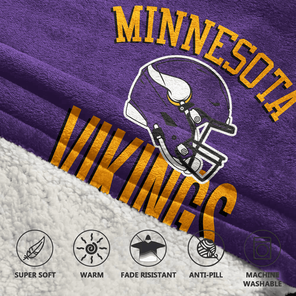 J.J 18 Minnesota Football Unisex Blanket Hoodie