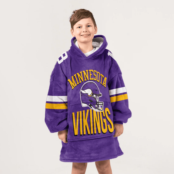 J.J 18 Minnesota Football Unisex Blanket Hoodie