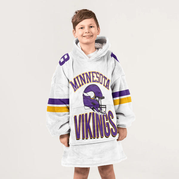 J.J 18 Minnesota Football Unisex Blanket Hoodie