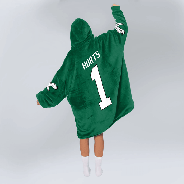 J.H 1 Philadelphia Football Unisex Blanket Hoodie