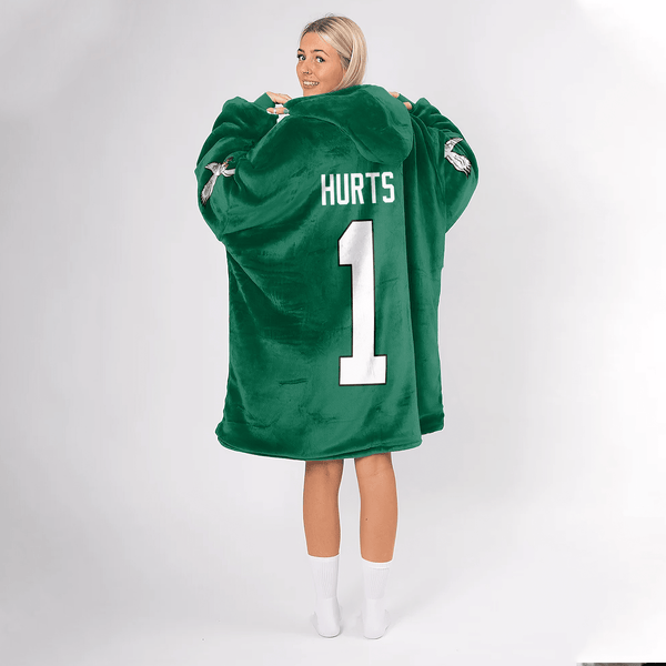 J.H 1 Philadelphia Football Unisex Blanket Hoodie