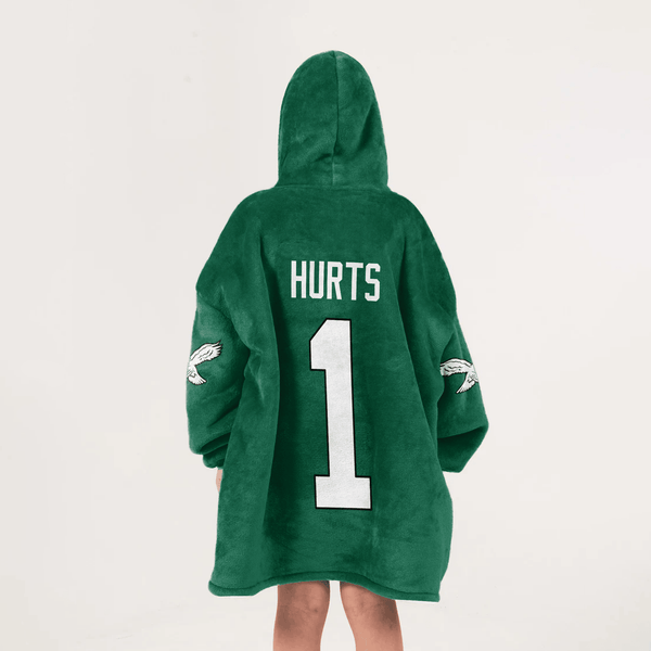 J.H 1 Philadelphia Football Unisex Blanket Hoodie