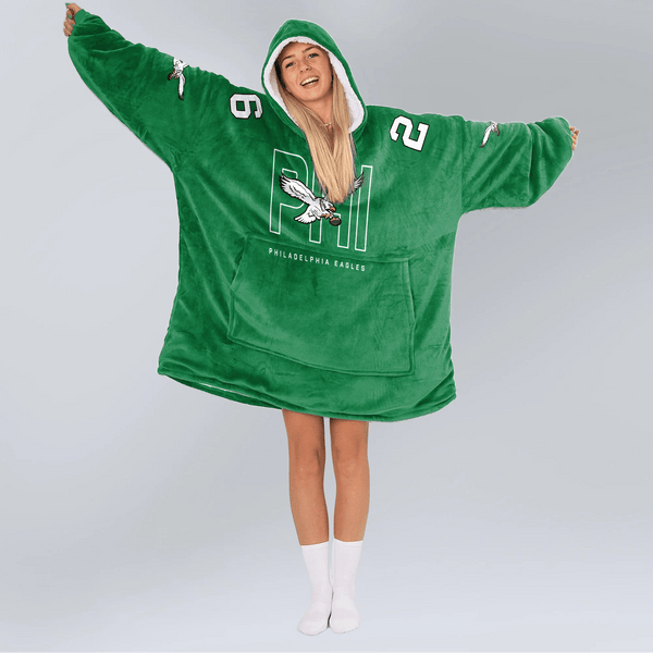 S.B 26 Philadelphia Football Unisex Blanket Hoodie