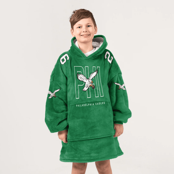 S.B 26 Philadelphia Football Unisex Blanket Hoodie