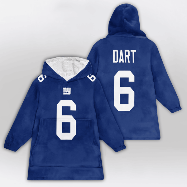 New York G Football Team Unisex Blanket Hoodie