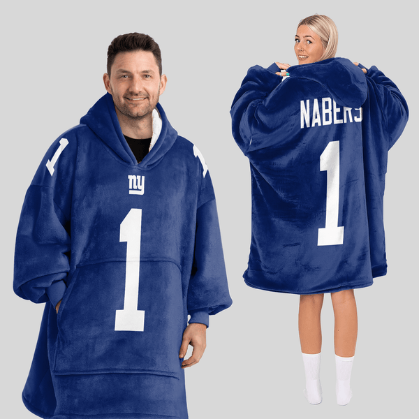 New York G Football Team Unisex Blanket Hoodie