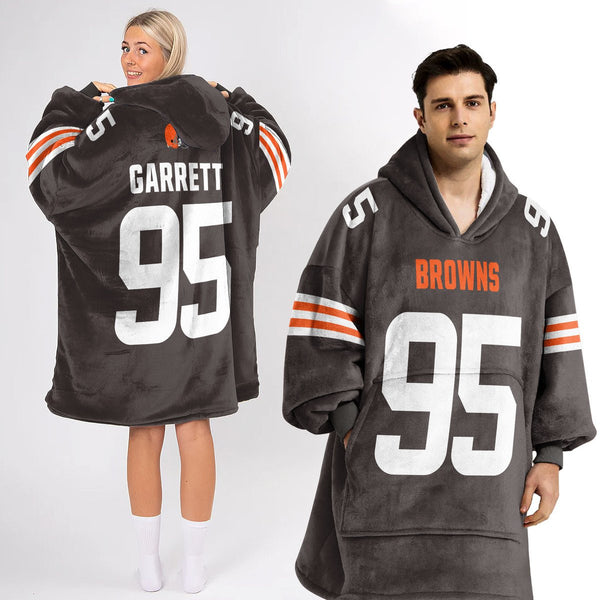 Cleveland Football Team Unisex Blanket Hoodie